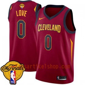 NBA Cleveland Cavaliers Trikot Kevin Love 0 2018 NBA Finals Patch Nike Rot Swingman - Herren